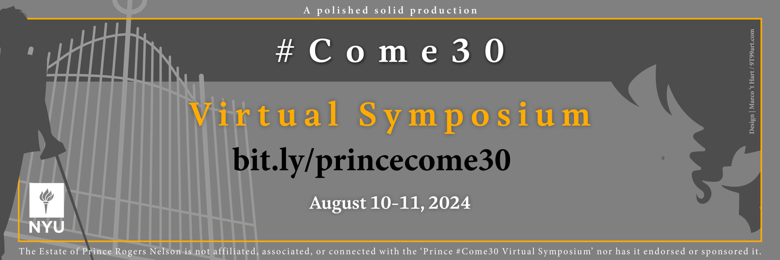 #Come30 Virtual Symposium Flyer